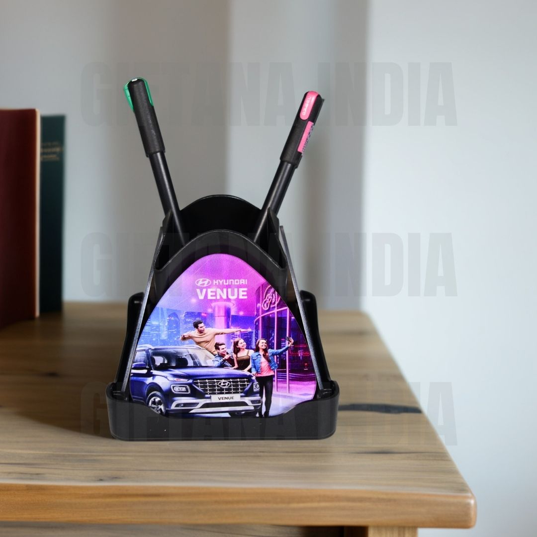 1752673419_Office Desk Gifts Lotus Rotating Coaster Pen Stand (21)